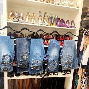 5 pair of MISS ME Jeans